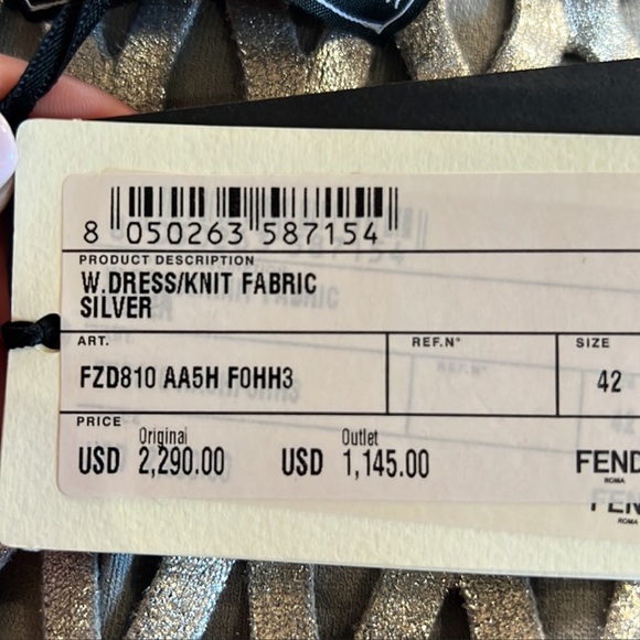 Fendi metallic dress - Picture 3 of 3